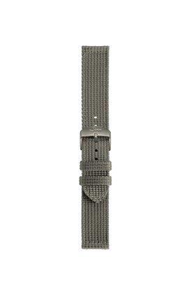 Bracelet en textile gris olive