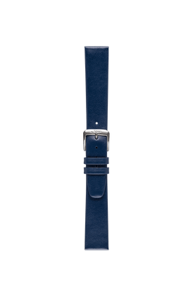 Bracelet en cuir de veau bleu foncé