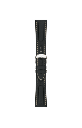 Schwarzes Kalbslederarmband