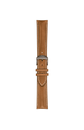 Brown horsehide leather strap