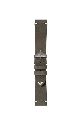 Grey Nubuck boar leather strap