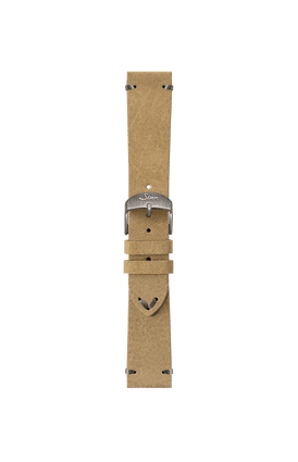 Sand-coloured Nubuck boar leather strap