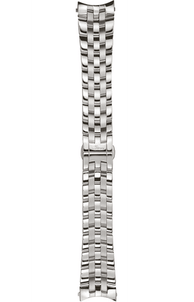 Polished and satinized solid stainless steel bracelet